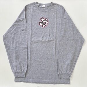 Vintage Y2K Asterisk Center Logo Long Sleeve Graphic T Shirt Men’s 2XL Skater